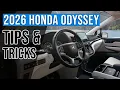 2026 Honda Odyssey - 17 Tips Tricks Hacks You Didn t Know