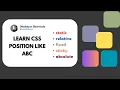 Master CSS Positioning in Just 13 Minutes Absolute Relative Fixed Sticky Explained