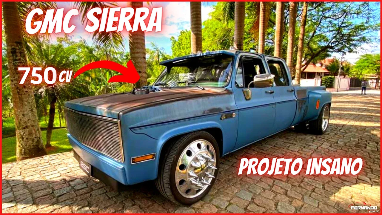 PROJETO INSANO????GMC SIERRA 3500 DUALLY COM 750 cv "CHASSI, MOTOR, CAMBIO, SUSPENSÃO, TUDO MODIFICADO"
