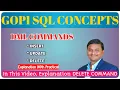 DML-3 DELETE Difference between Delete and Truncate Auto increment Reset