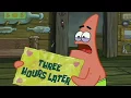 Three Hours Later Patrick SpongeBob Time Card