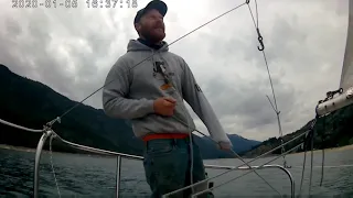 BEACH CRASHING !!! // sailing canada ep.5