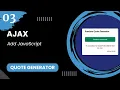 AJAX quote generator - Add JavaScript
