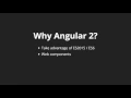 Getting Started with Angular 2 Lesson 1 Intoduction