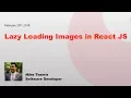 Lazy Loading Images in ReactJS - Mike Tsamis ReactNYC