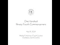 MUSC 194th Commencement Ceremony May 18 2024