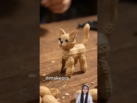 Fıstıktan kedi yapmayı deniyorum 🙂‍↔️ #kendinyap