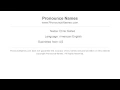 How to pronounce Chris Nunez American - PronounceNames com