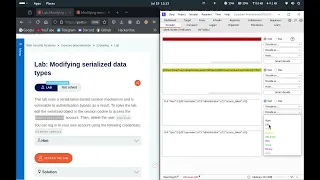 Modifying serialized data types Web Security Academy Port Swigger Labs