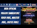 Yu-Gi-Oh NEW YUGIOH SIMULATOR MASTER DUEL ANNOUNCED RUSH DUEL TCG CROSS DUEL 2v2