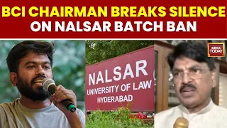 NALSAR Convocation Row BCI Chief Says Students Rights Are Paramount Compares to CJP India Today