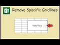 Download Lagu How to Remove Gridlines from Specific Cells in Excel
