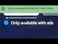 You Paid for Prime Ad Free But You Still Get Ads Amazon Prime - Only Available With Ads