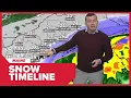 Snowing at a pretty good rate Maine Snow Forecast Timeline Weather Impact Alert