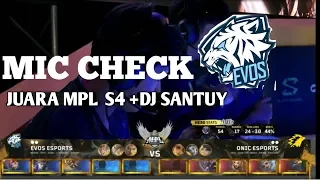 Download SANTUY .. CHECK MIC JUARA MPL S4 + DJ SANTUY BIKIN MERINDING MP3