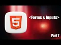 HTML Full Course 2026 Part 7 Forms Inputs - Collect User Data Like a PRO