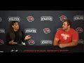 Barkin with the Dawgs Jordan Olson