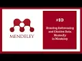 Mendeley Tutorial 10 of 16 Entering Referencing and Citation Data Manually in Mendeley