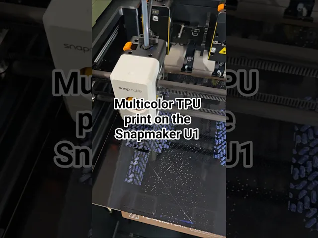 Foldable TPU bag sized for Snapmaker U1 video thumbnail
