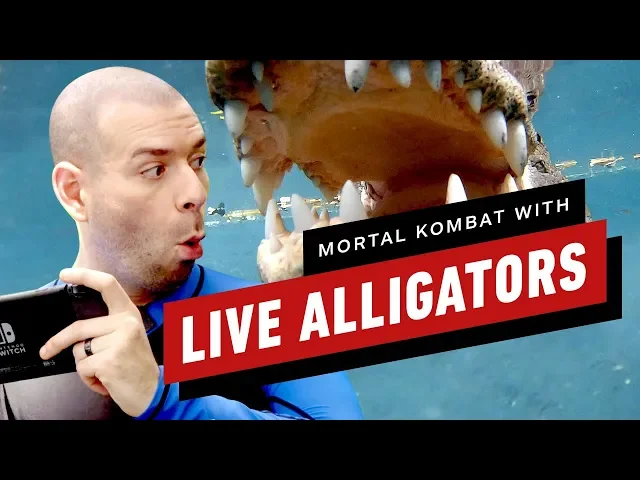 Let's Play Mortal Kombat With LIVE ALLIGATORS