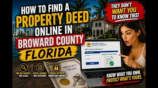 How to Find a Property Deed Online in Broward County Florida