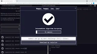 Intermediate Algorithm Scripting Sum All Numbers in a Range freeCodeCamp