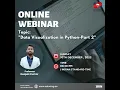Data Visualization in Python-Part 2 Eduwing Online Webinar class