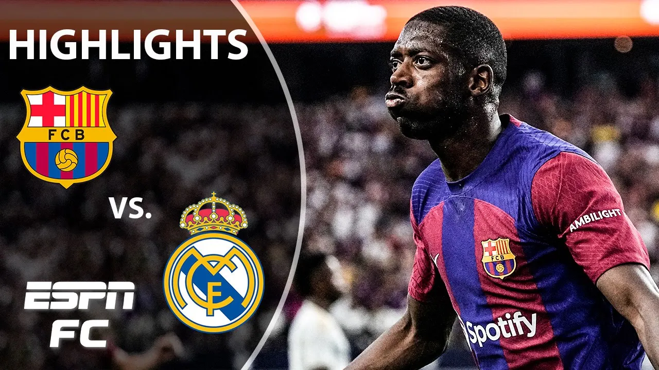 EL CLASICO AMERICANO ???????? Real Madrid vs. Barcelona | Full Game Highlights | ESPN FC