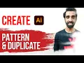 duplicate and create pattern - Illustrator Tutorial