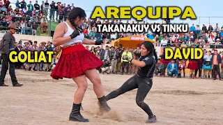 Takanakuy vs Tinku Arequipa al estilo David vs Goliat