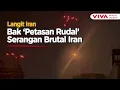 Download Lagu Menegangkan! Bola-bola Api Beterbangan, Hujan Rudal di Langit Teheran