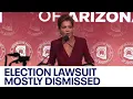 Maricopa County judge dismisses most of Kari Lake s election lawsuit
