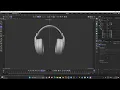 Cinema 4d Headphones Modeling