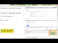 TAMIL ASSIGNMENT OPERATORS IN JAVASCRIPT DEMO