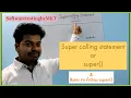 Super calling statement in Java Learn java