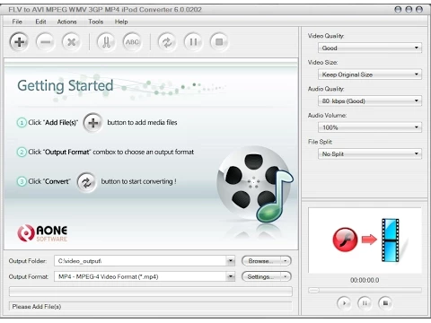 Download MP3 FLV to AVI MPEG WMV 3GP MP4 iPod Converter 6.0