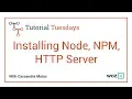 Woz U Learn to Code Installing Node NPM HTTP-Server