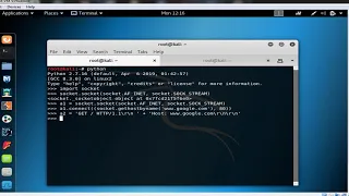 how to send http request using socket module in python