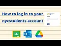 How to login to your nycstudents account