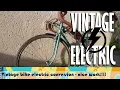 Vintage bike electric conversion - how to make a descent job of it