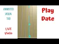 Download Lagu 💞 PLAY DATE by Melanie Martinez | LIVE Violin COVER #hs4duo | Animated Violin TAB Tutorial