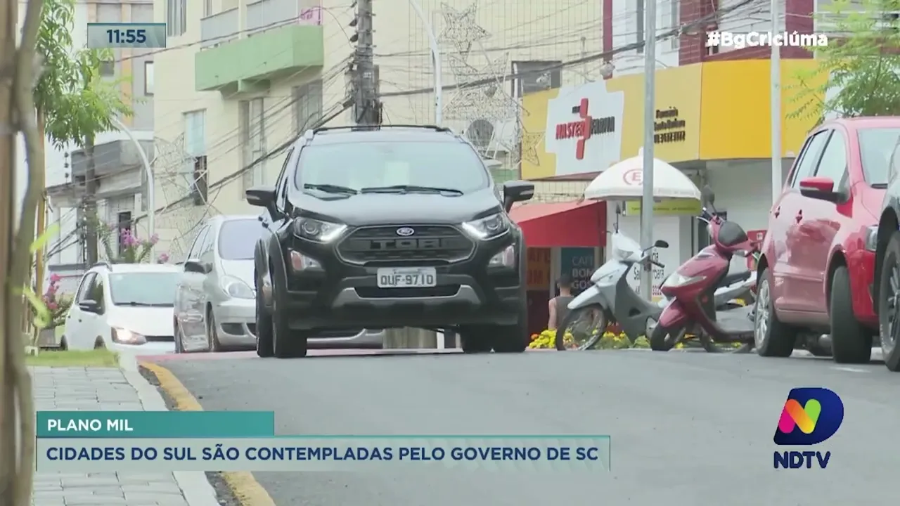 Mais cinco cidades do Sul são contempladas pelo Plano 1000 do Governo do Estado