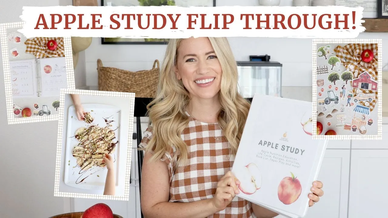 Apple Study Flip Through - Educational Learning Resource For Kids!