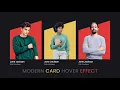 Modern Responsive Team Section using HTML CSS Hover Effects Clip-Path