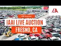 IAAI Auto Auction Live Stream 2025 Fresno CA