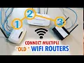 How to connect multiple WiFi routers and Expand WiFi signal Step by step
