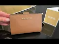 MICHAEL KORS Medium Crossgrain Leather Wallet luggage