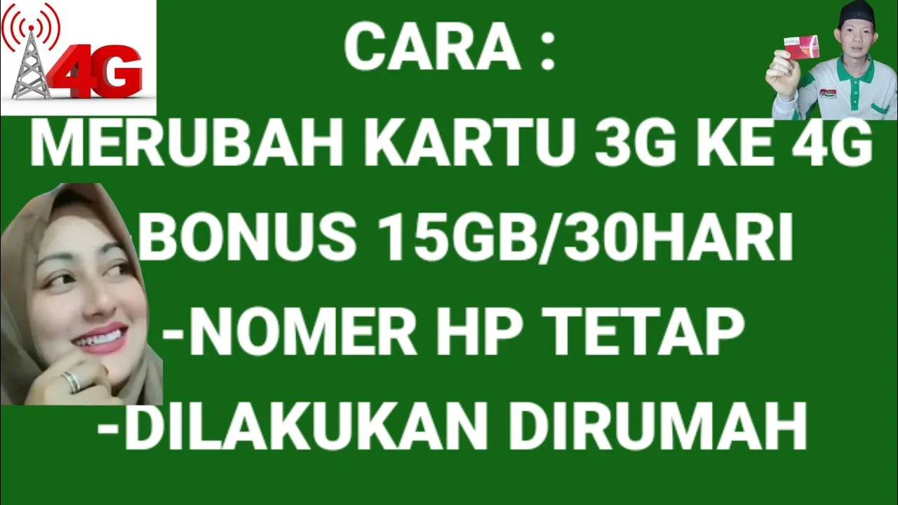 cara upgrade kartu XL dari 3G ke 4G 100% BERHASIL