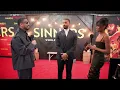 Sinners film star Michael B Jordan twin interview of Smoke and Stack