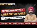 Download Lagu Weekly Current Affairs 2025 | September 2025 Week 1 | Parcham Classes Current Affairs #parcham